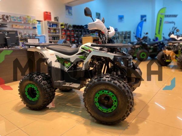 Квадроцикл детский R - MOTO (Р - Мото) Lion 125 A lite белый (машинокомплект) | Мототека Квадроцикл детский R - MOTO (Р - Мото) Lion 125 A lite белый (машинокомплект) | Мототека