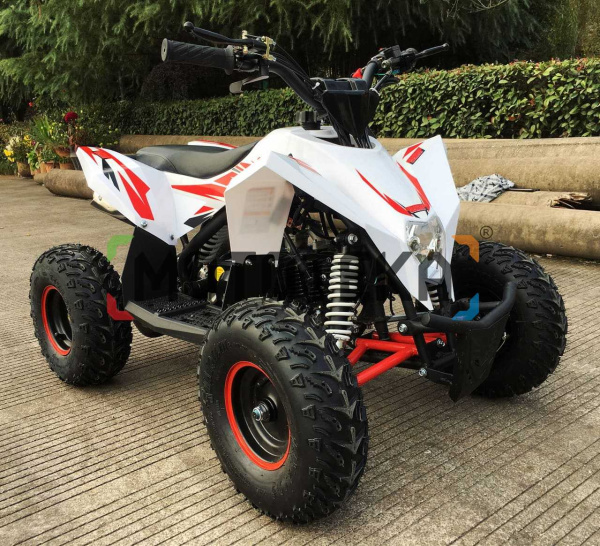 Квадроцикл детский Motax (Мотакс) GEKKON 90 (машинокомплект) белый/красный (машинокомплект) | Мототека